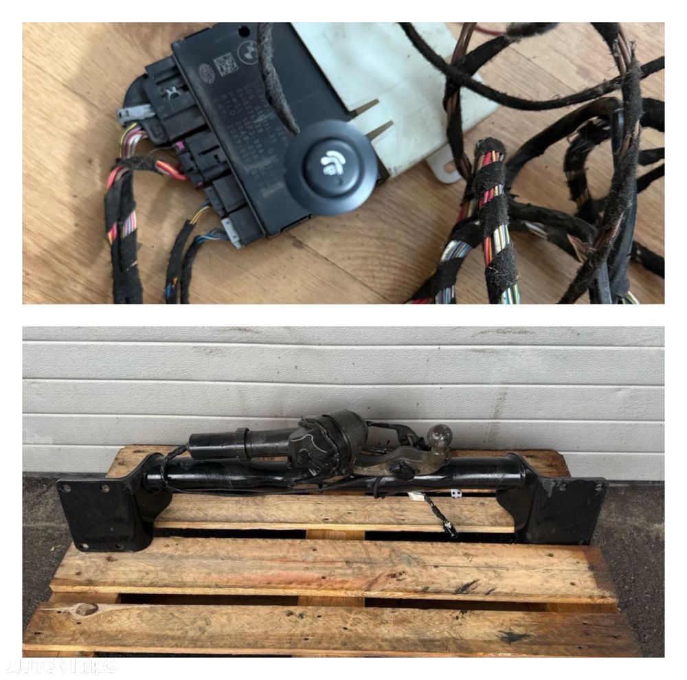 Cârlig tractare original bmw X5 F15 sau X6 F16 retractabil electric perfect Funcțional se poate proba complet cu cablaj  modul buton - 1