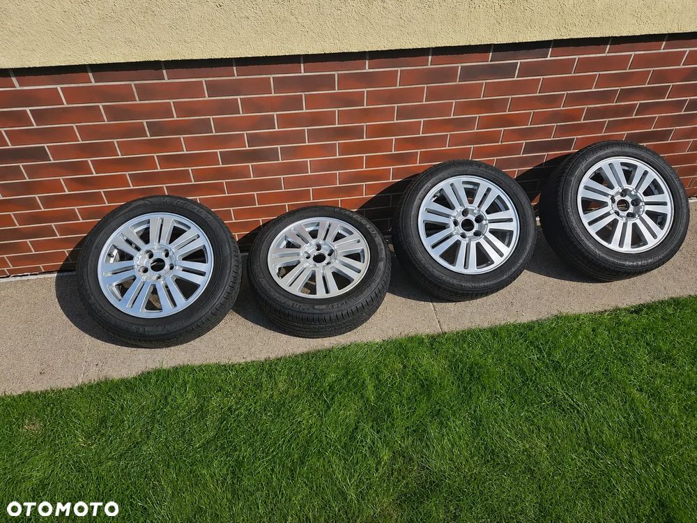 Komplet oryginalnych kół Ford C-Max opony letnie + łańcuchy śniegowe - 1