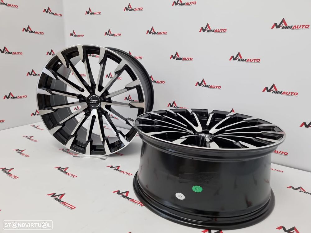 Jantes Audi A5 RS5 B9 Preto Polido 21 - 3