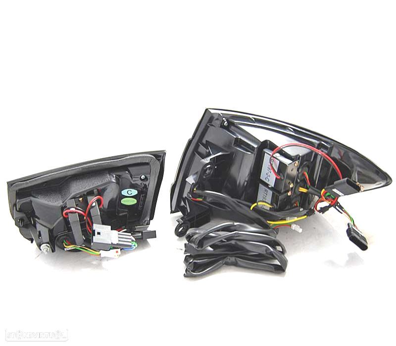 FAROLINS TRASEIROS BMW F30 FULL LED DINÁMICO PRETO - 2