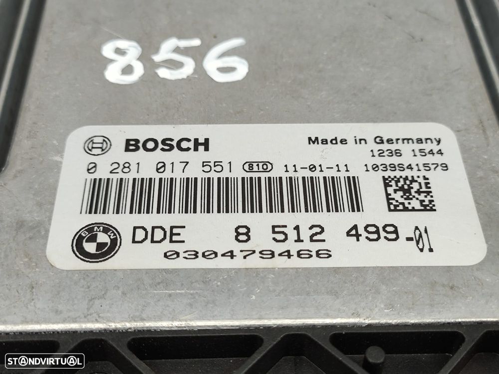 Centralina Motor ECU N47D20C 143cv Bosch BMW 0281017551 8512499 Serie 1 E81 - 6