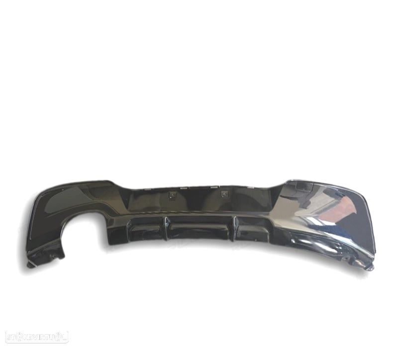 DIFUSOR TRASEIRO BMW F20 F21 11-15 LOOK M PERFORMANCE PRETO BRILLO - 2