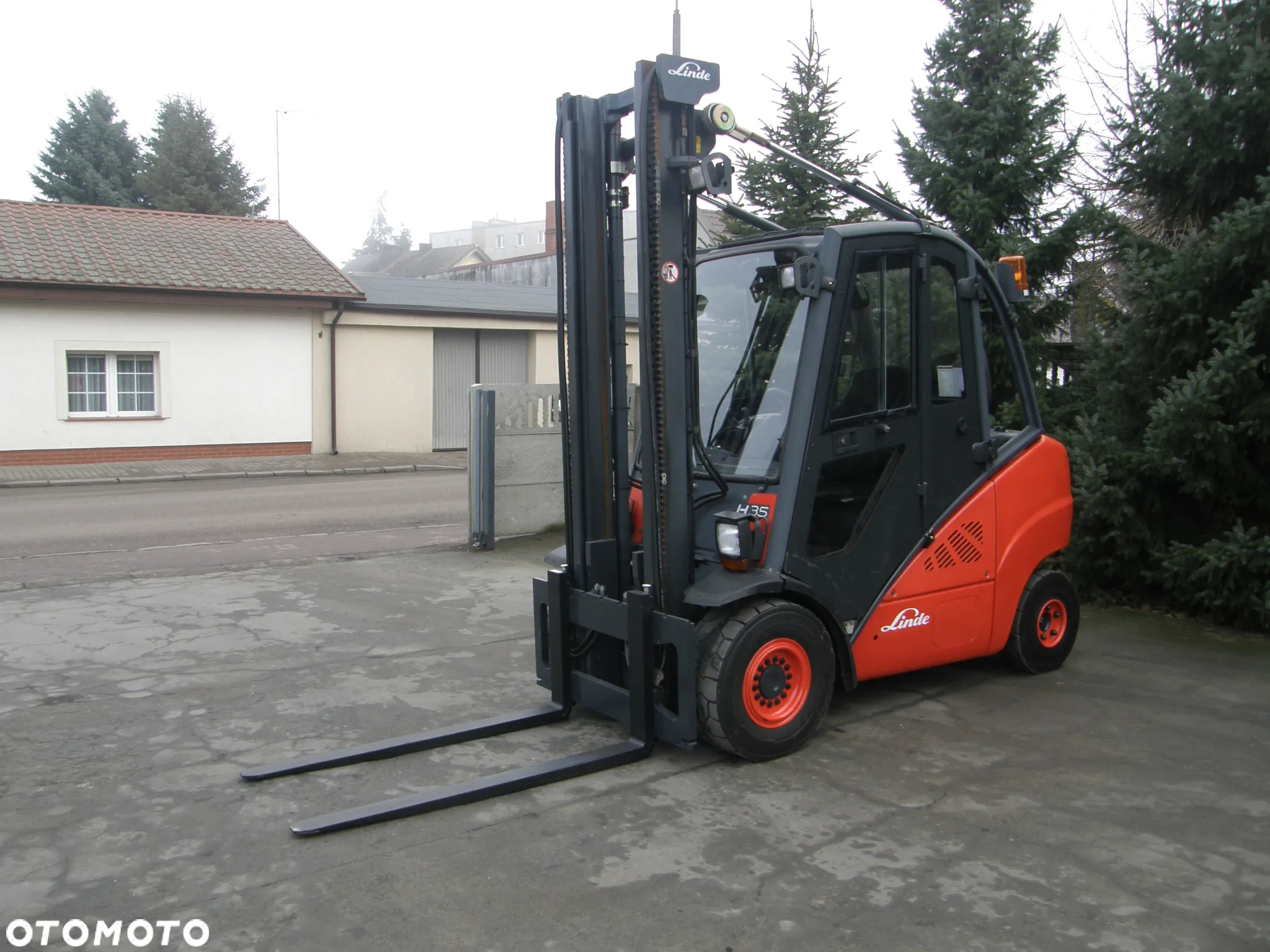 Linde H35D 2008rok 4 sekcje kabina - 2