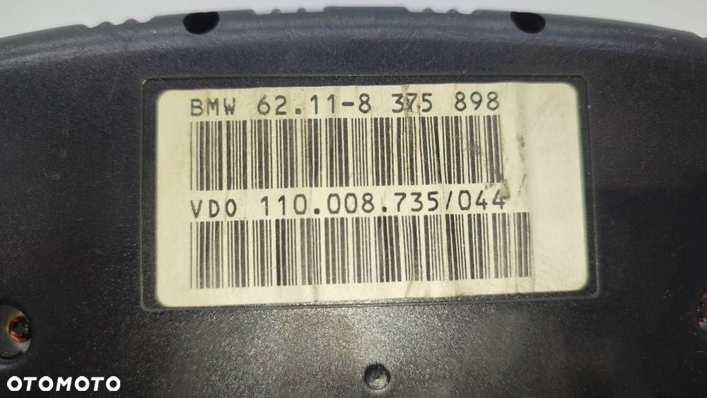 LICZNIK ZEGARY BMW E39 8375898 525 D TDS 520 530 EUROPA DIESEL - 6