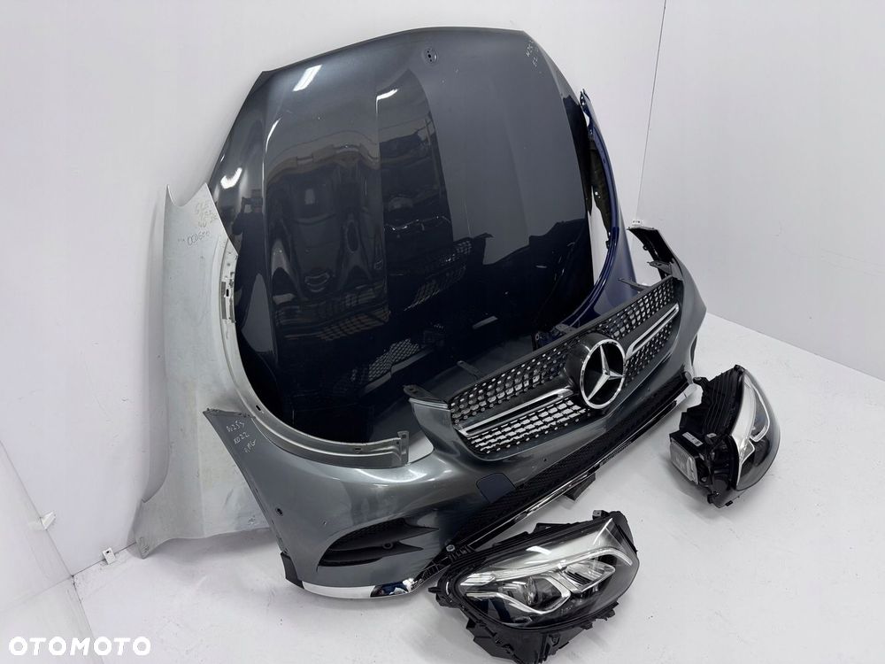 PRZÓD MERCEDES GLC X253 W253 A253 AMG MASKA ZDERZAK BŁOTNIKI LAMPY - 2