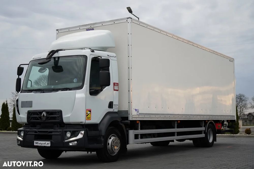 Renault D 210 / 4x2 / CONTAINER / 8,6 M / PODEA RESISTENTĂ / ELEVATOR DHOLLANDIA - 6