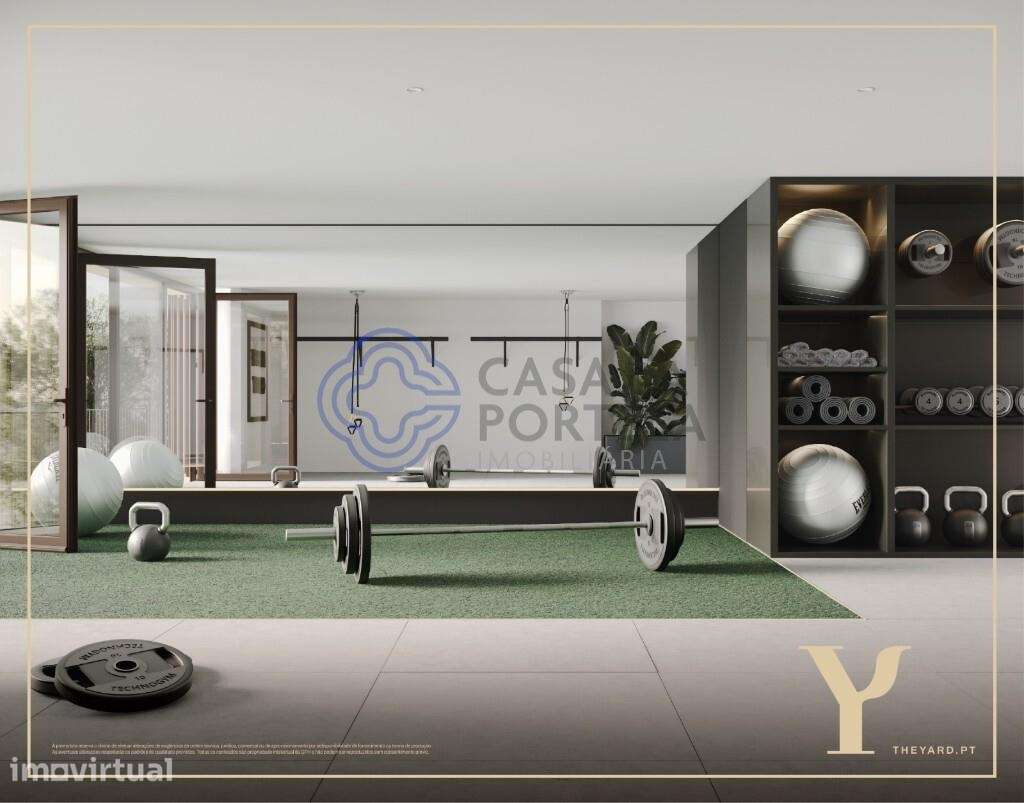 T1suite em Gaia,  varanda, cozinha equipada open space, ar condicionad - Grande imagem: 5/20