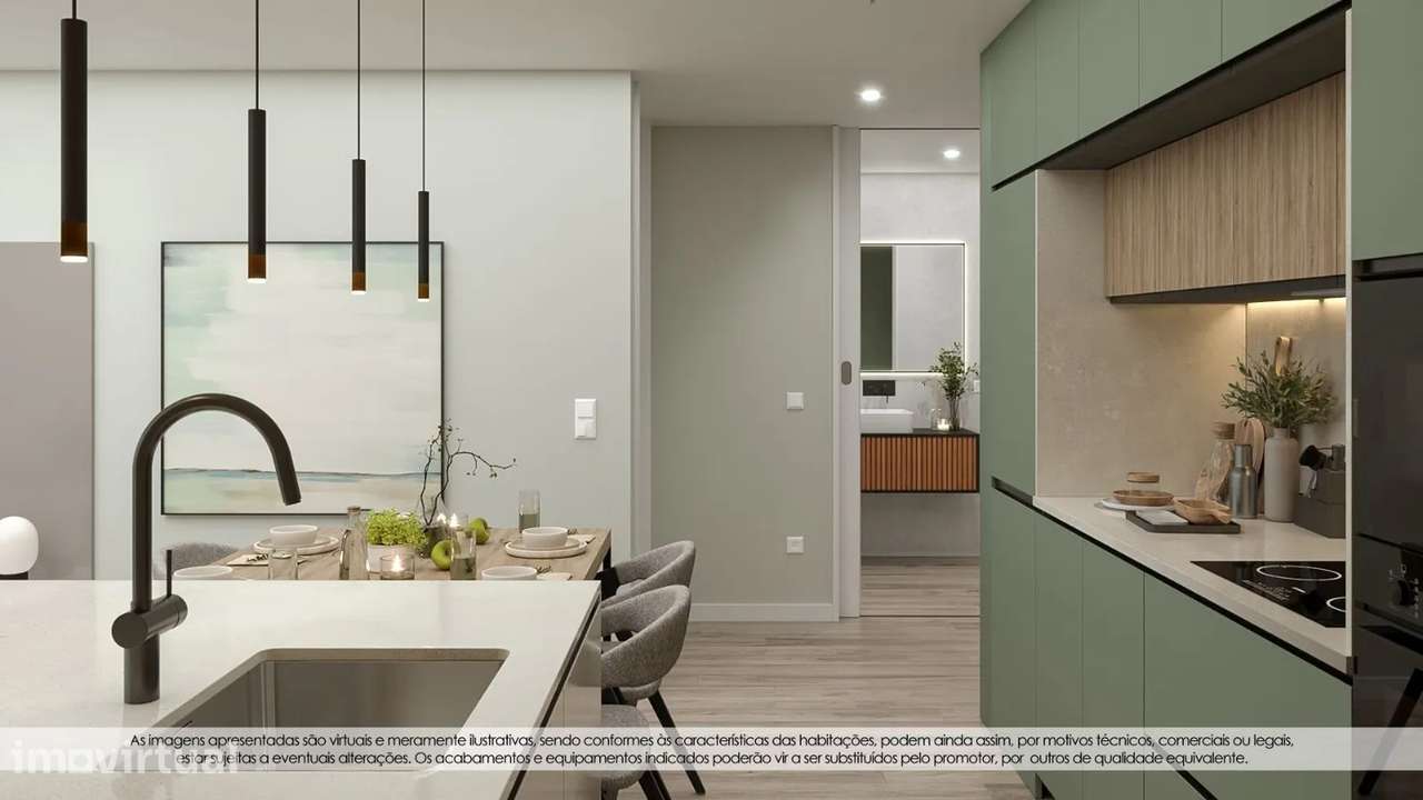 T2 novo 1º piso com varanda e garagem | Royal Green SD/04533PG - Grande imagem: 3/19