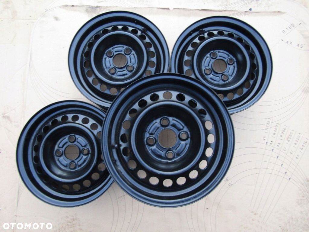 4x Felgi Stalowe 14 Honda Jazz Civic 5,5j 4x100 ET45 - 11