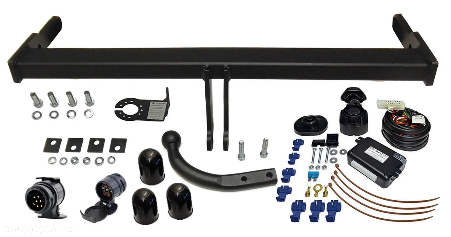 MARKOWY SOLIDNY HAK HOLOWNICZY Z KULĄ ODKRĘCANĄ NA DWIE ŚRUBY VOLVO S60 II2 4d 2010-18+MODUŁ13PIN - 2