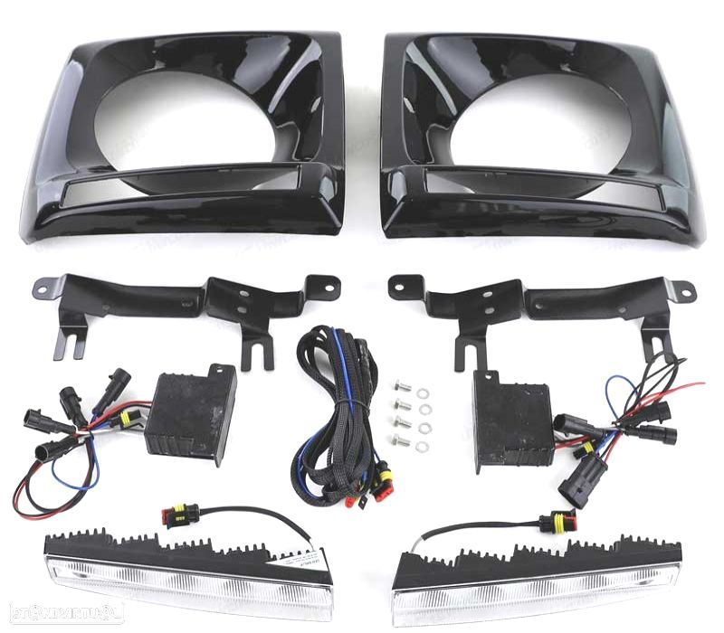 KIT CONJUNTO LUZ DIURNA MERCEDES CLASE G W463 90-12 LOOK AMG G65 - 3