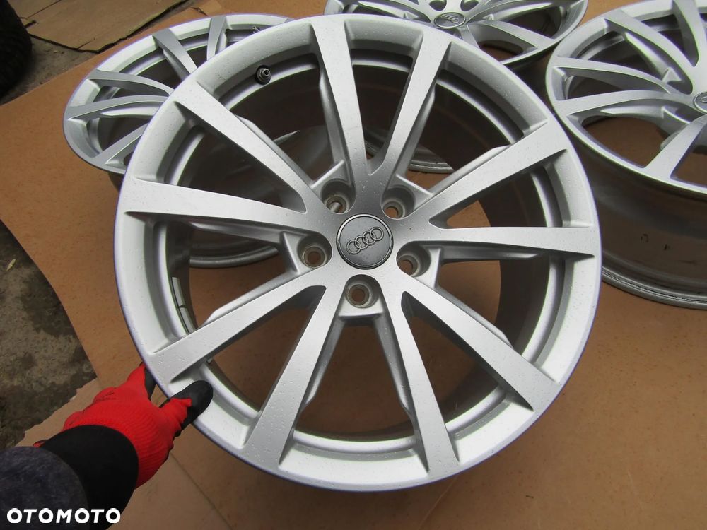 4x JAK NOWE Felgi Aluminiowe 18 Audi A4 B6 B7 B8 A5 8T A6 C6 C7 C8 A7 A8 Q3 Q5 Q7 SEAT SKODA VW BMW 8 j 5x112 ET29 piasta 66,6 mm + czujniki TPMS / STAN IDEALNY - 19