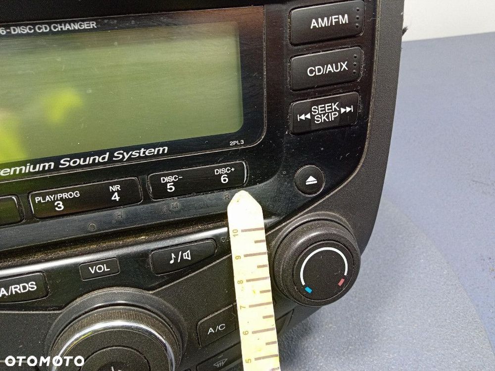 HONDA ACCORD VII 02- RADIO  CD FABRYCZNE 39050-SEF-G630-M1 - 5