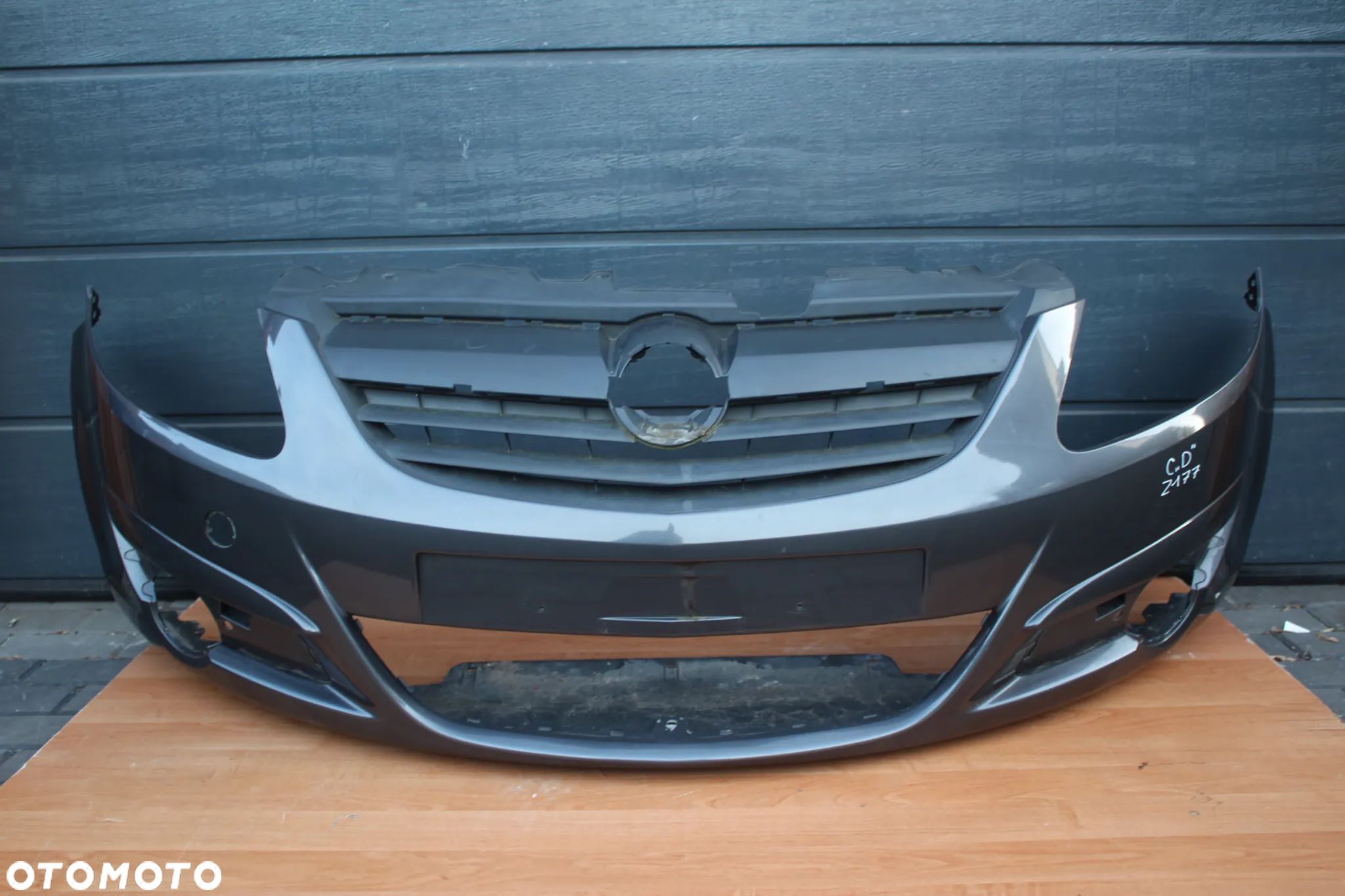 ZDERZAK PRZÓD PRZEDNI OPEL CORSA D Z177 ATRAPA PRZED LIFT - 1