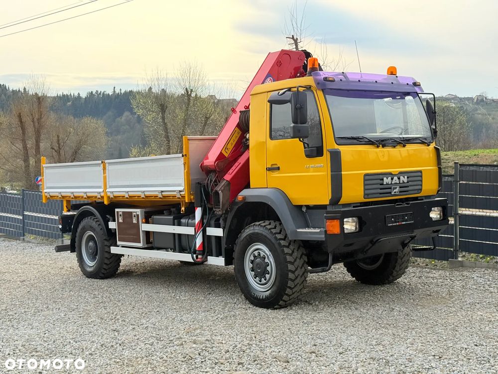 MAN * MAN LE 18.280 * HDS HMF 1560 * Kiper Wywrotka * 4x4 * Sprowadzony * Energetyka * - 33
