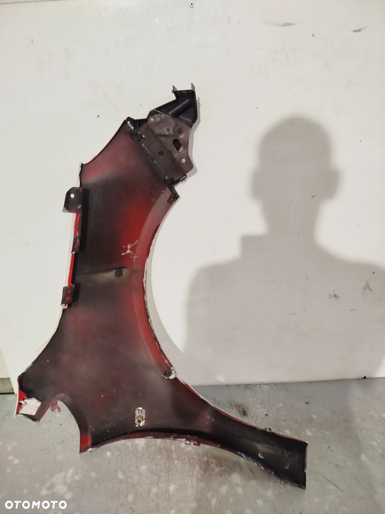 * BŁOTNIK PRZÓD PRZEDNI LEWY OPEL ASTRA J IV GTC 3D czerwone oklejone biała folia - 4