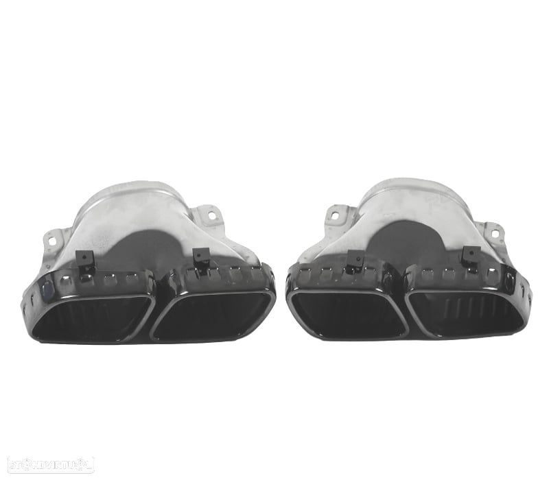 PONTEIRAS DE ESCAPE MERCEDES GLE W167 19- LOOK GLE63 PRETAS - 2