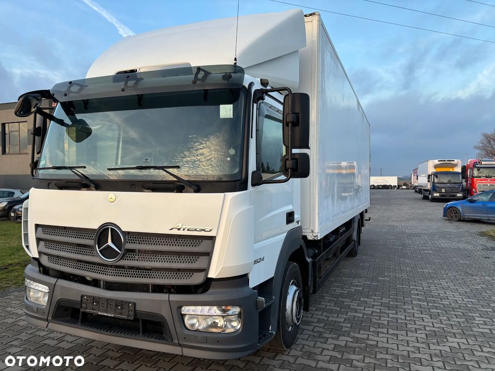 Mercedes-Benz ATEGO 1524  EURO 6 (1527, 1530) kontener z windą , kabina przeedłużana  z łóżkiem składanym - 2