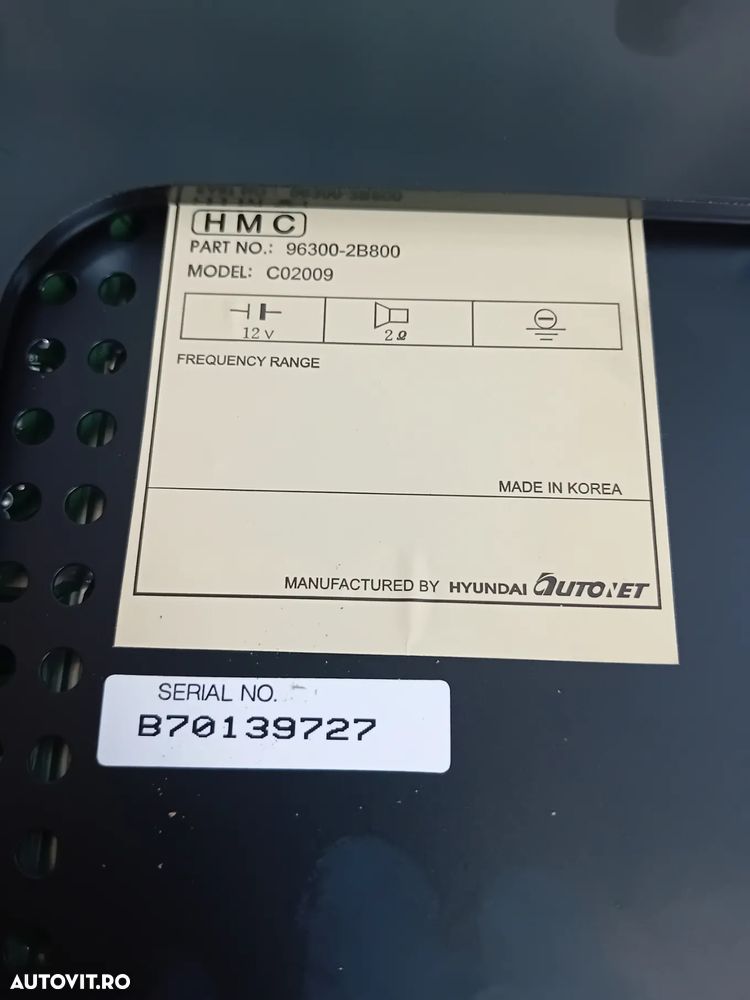 Amplificator Audio Hyundai Santa Fe 2 II An 2006-2012 Cod 96300-2B800 - 7