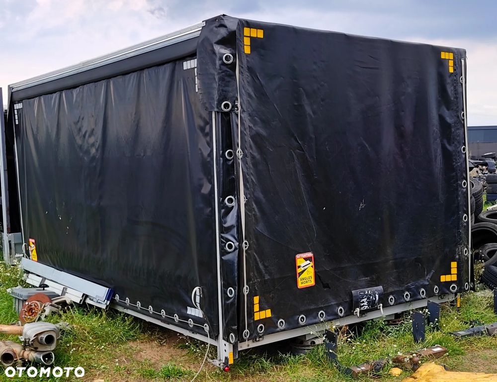Zabudowa ALUMINIOWA 420 x 250 x 210 Paka Skrzynia Plandeka Firanka Renault RAMA Master Movano 2023r - 7