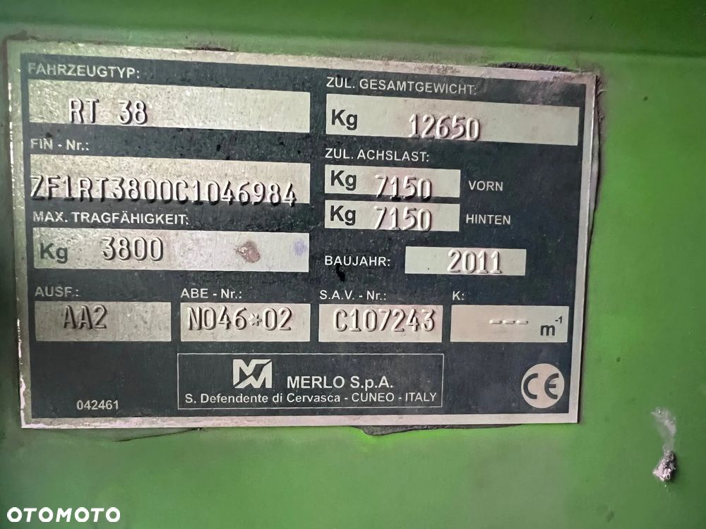 Merlo ROTO 38.16S 4400MTH ZESTAW KOSZ 800KG! PILOT WIDŁY DŹWIG CERTYFIKAT CE BEZ DPF! - 21