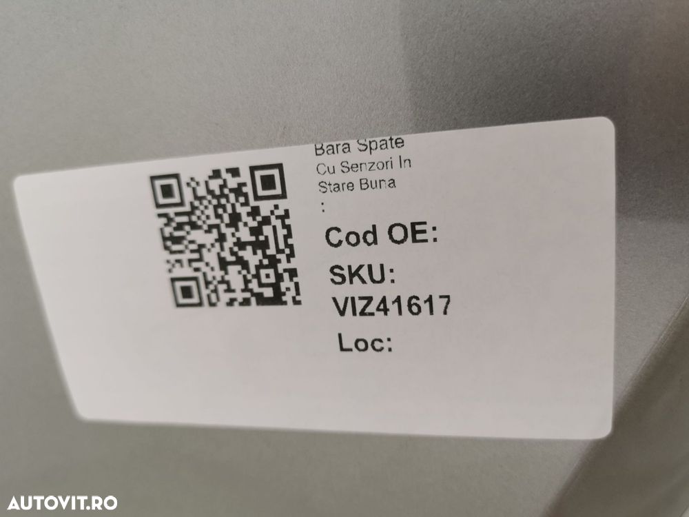 Bara Spate  Cu Senzori In Stare Buna - 8