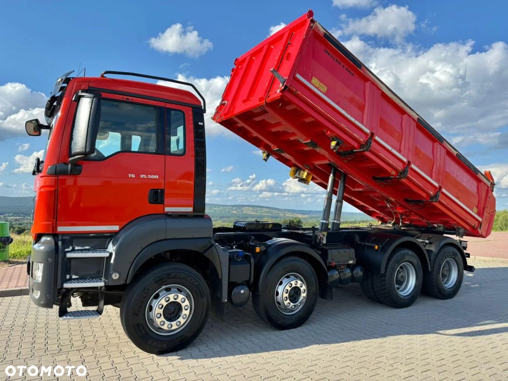MAN TGS 35.500 *8X4, WYWROTKA, BORDMATIC, MEILLER KIPPER, EURO 6, 330TYŚ PRZEBIEGU* - 4