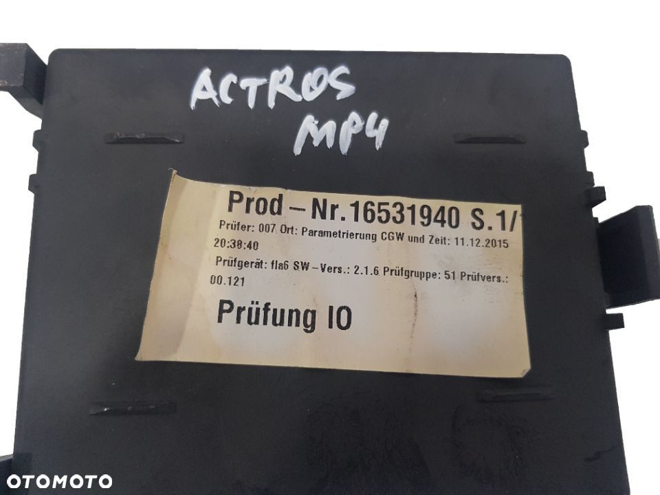 STEROWNIK MODUŁ GATEWAY MERCEDES ACTROS MP4 A0004461827 - 3