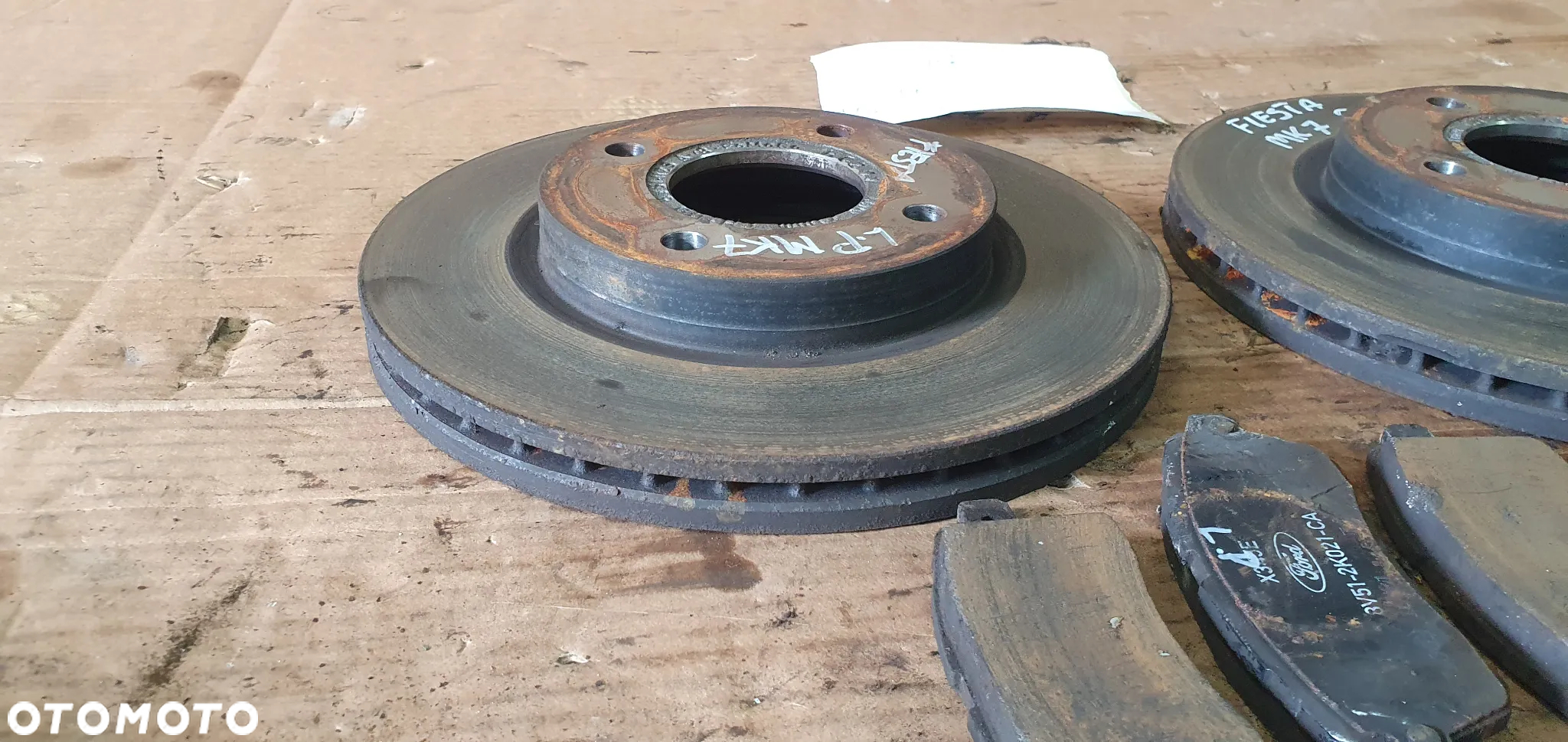 Tarcze hamulcowe klocki przód przednie Ford Fiesta MK7 8V51-1125-AB - 5