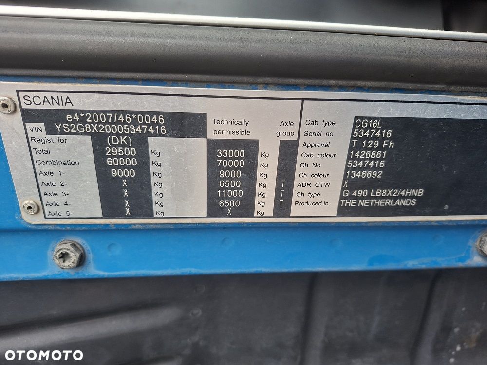 Scania G490  8x2 - 10