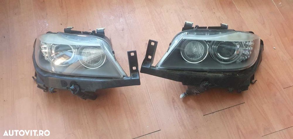 Far stanga dreapta BMW Seria 3 E90 E91 facelift LCI bixenon adaptive - 1