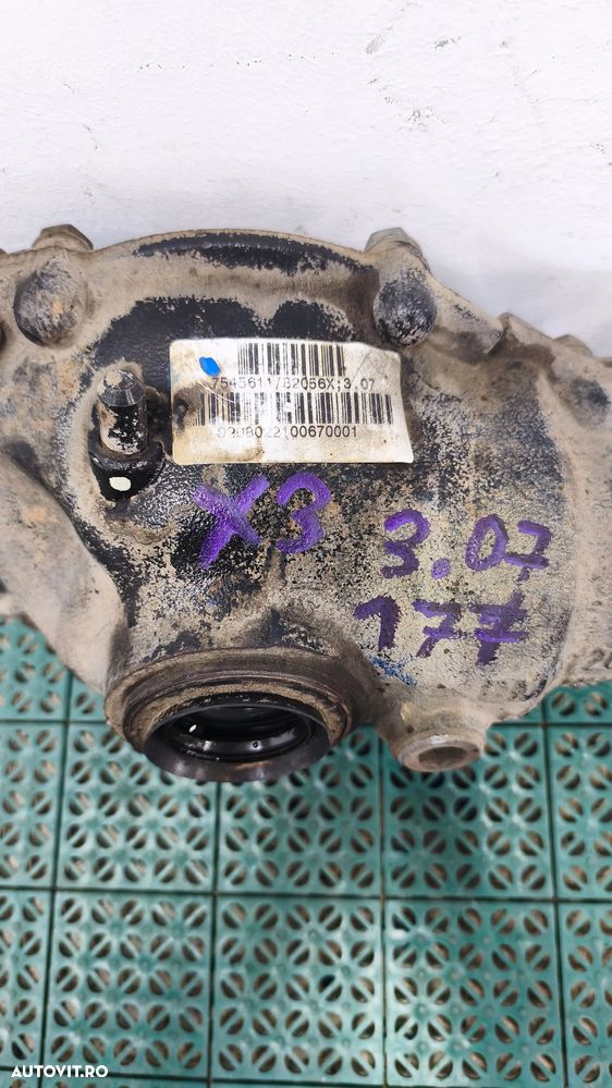 Grup diferential fata BMW X3 E83 2.0 177 cai manuala 7545611 raport 3.07 - 2