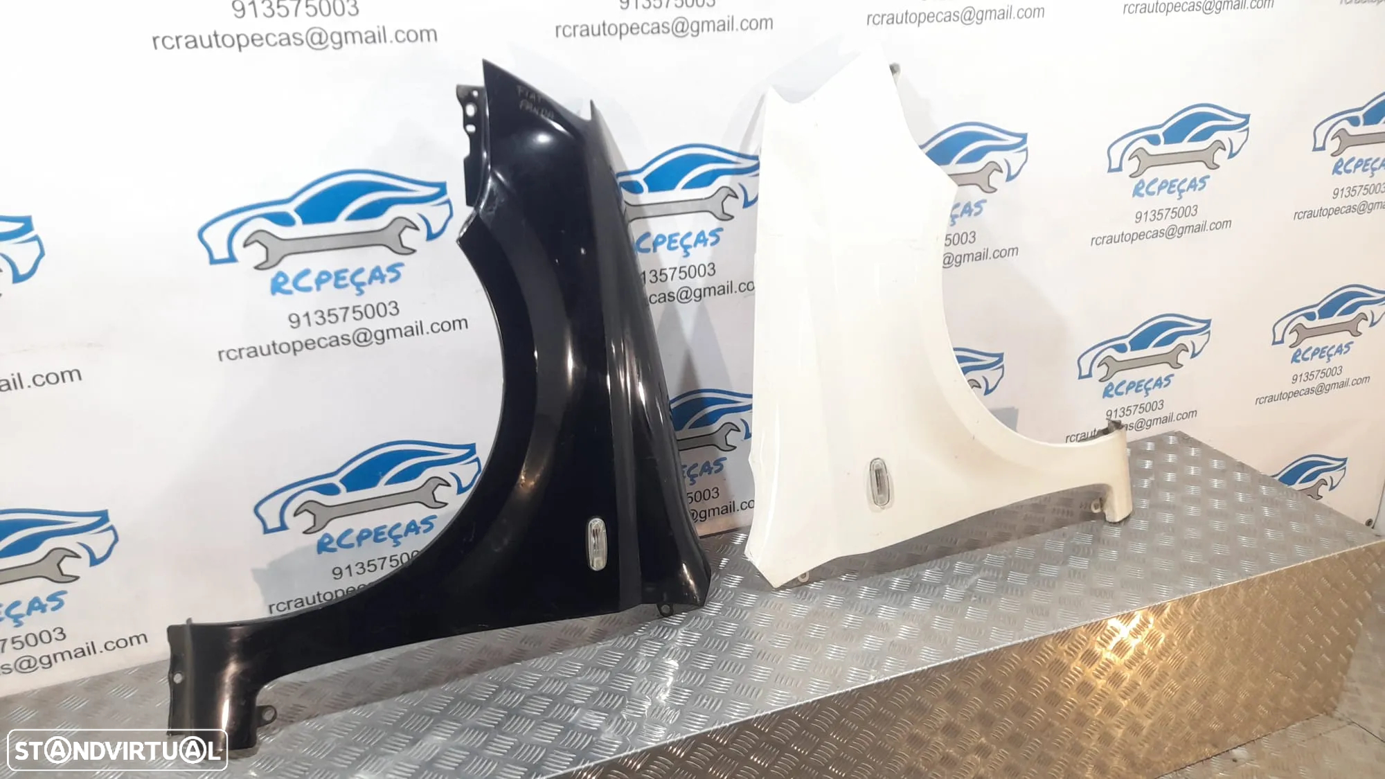 GUARDA-LAMAS DIREITO ESQUERDO FIAT PANDA 2 II MK2 169 46827087 109094411 FT1223013 46827088 FT1223014 GUARDA LAMAS GUARDALAMAS - 2