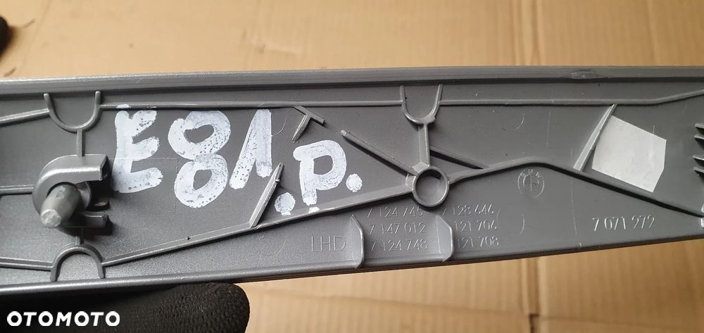 Listwa dekor deski konsoli BMW I E81 E87 7124745 7071272 - 8