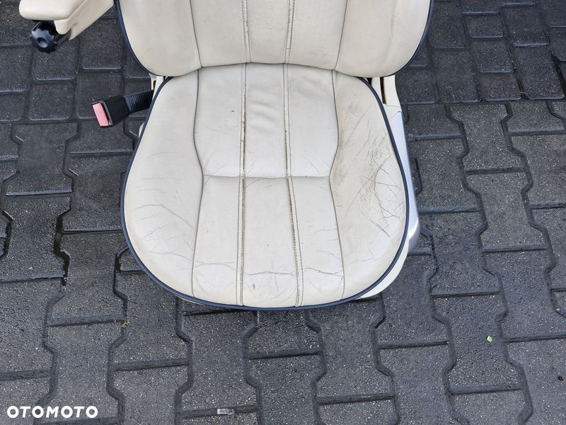 range rover l322 fotel kierowcy lewy przód uk skóra - 2
