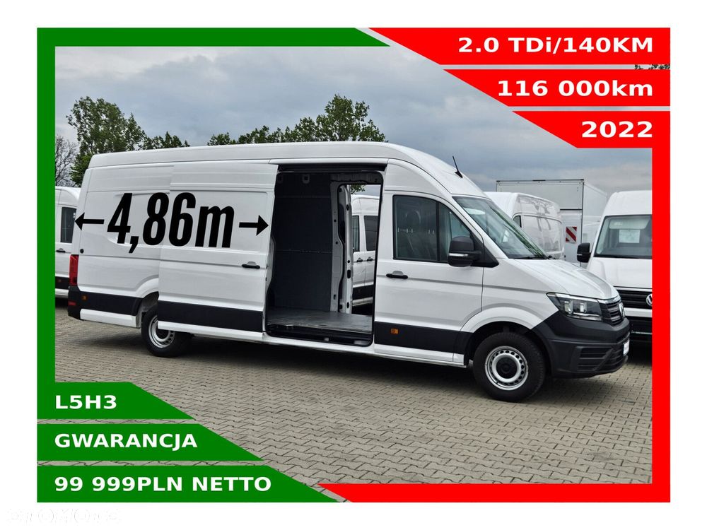 Volkswagen Crafter L5H3 *99999zł NETTO* 2.0TDi/140KM - 1