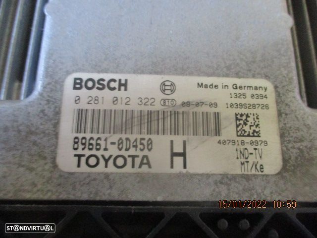 Centralina 896610D450 8273052700 886500D1 TOYOTA YARIS 2008 1.4D4D BOSCH - 3