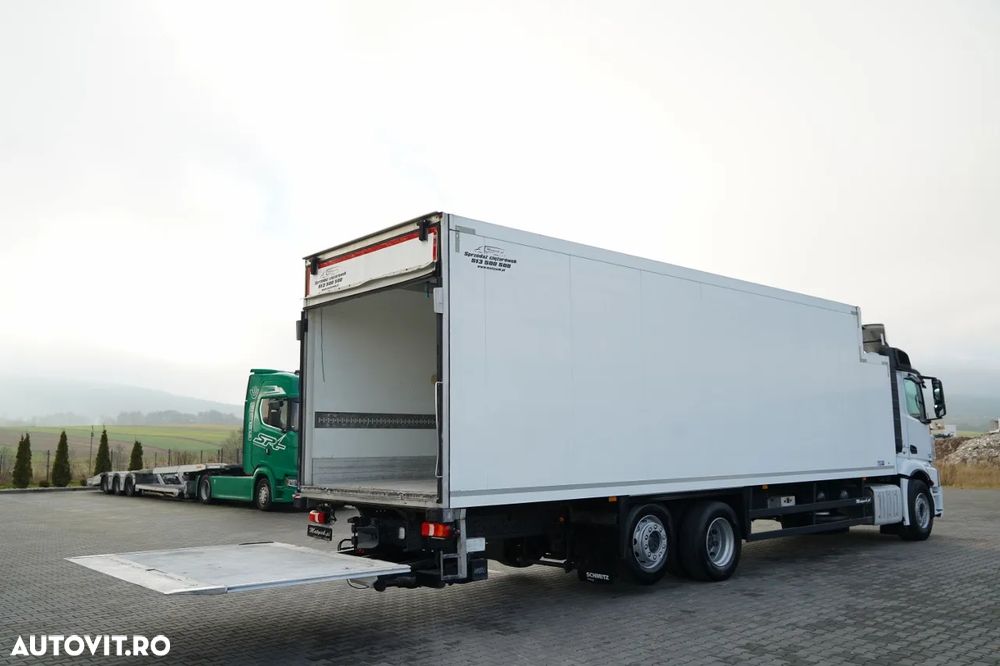 Mercedes-Benz ACTROS 2542 / 6X2 / FRIGIDER / SOLO / UNITATE THERMO KING T-1000R / RIDICARE / DIRECȚIE CU AX RIDICATIV / EURO 5 - 13