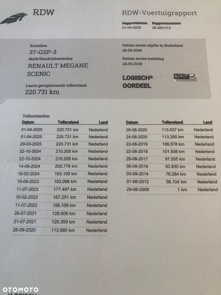Renault Scenic 1.6 16V 110 Authentique - 12