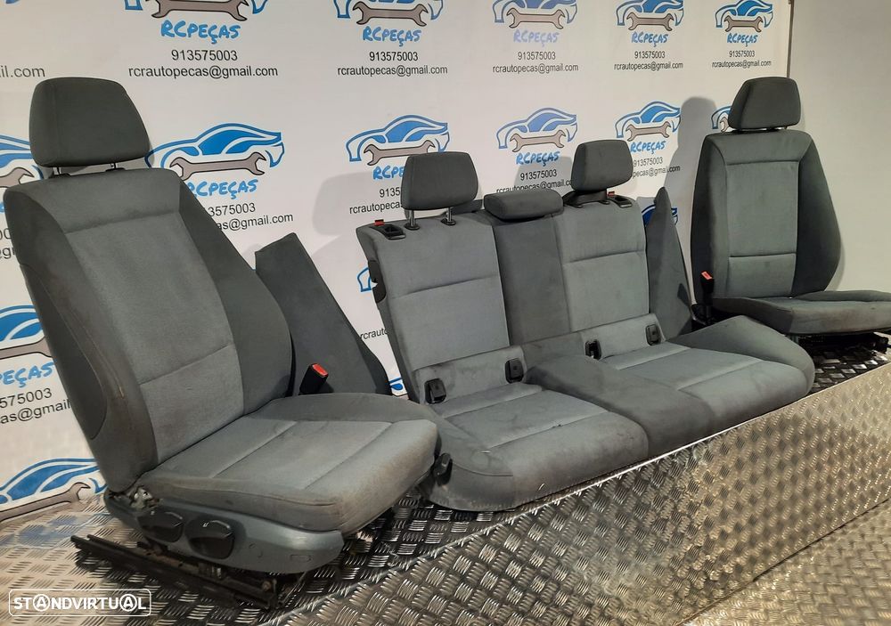 BANCOS BMW SERIE 1 E87 TECIDO AIRBAG FRENTE FRONTAL TRASEIRO TRÁS - 2
