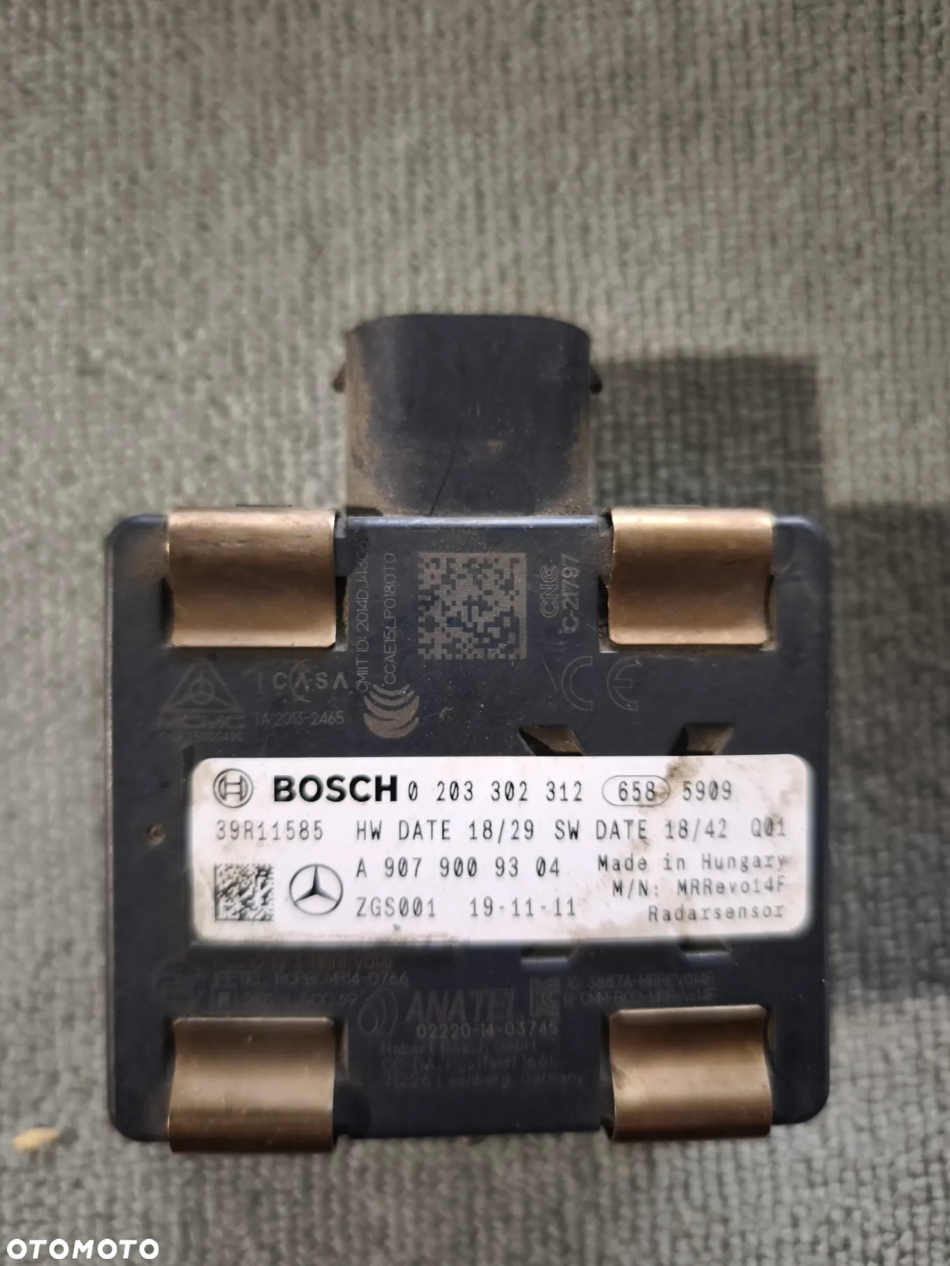 Radar moduł a9079009304 A 907 900 93 04 Mercedes-Benz Sprinter w907 2018- - 2