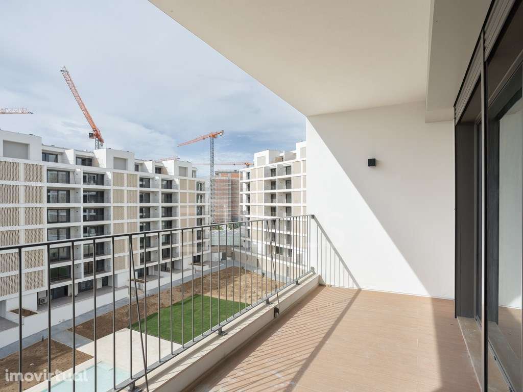 Apartamento T2 com varanda em novo empreendimento em Loures - Grande imagem: 3/47