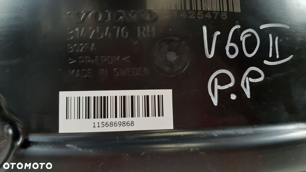 VOLVO V60 II NADKOLE PRAWE PRZÓD 31425476 - 10