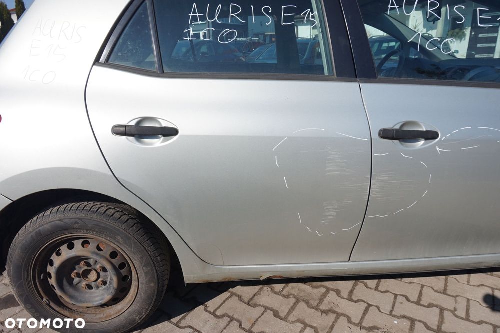 DRZWI TYLNE PRAWE AURIS E15 I 5D HB 1C0  SREBRNY TOYOTA 2006-2009 - 3
