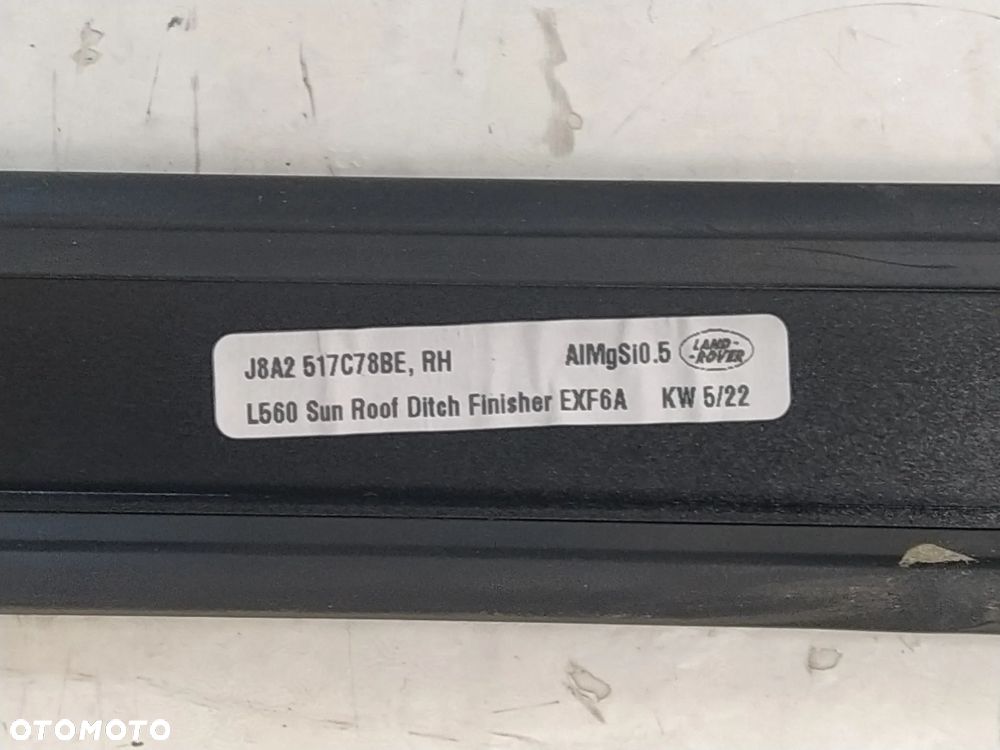 RANGE ROVER VELAR L560 LISTWA NAKŁADKA DACHOWA LEWA PRAWA NOWY ORYGINAŁ - 12