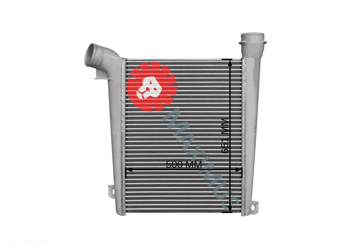 NOWA CHŁODNICA POWIETRZA INTERCOOLER MERCEDES SOLARIS 0005000303 3575011501 A0005000303 A3575011501 - 2