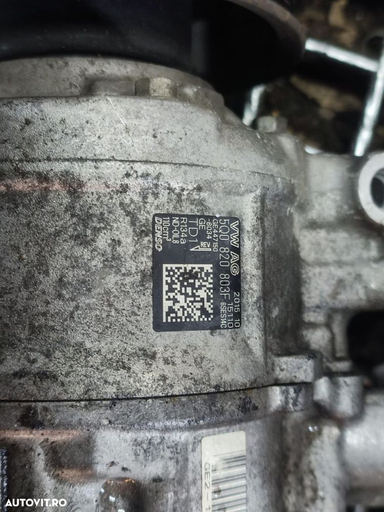 Compresor clima AC 5Q0820803F 2.0 tdi DFCA Skoda Superb 3 [2015 - 202 - 4