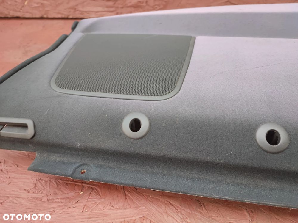 BMW E46 COUPE ORYGINALNA PÓŁKA TYŁ / OSŁONA GRODZI TYŁ + GŁOŚNIKI + ZAŚLEPKI GŁOŚNIKÓW  O NR.  51 46 6 955 325 / 51 46 8 231 125 OEM W DOBRYM STANIE - 13