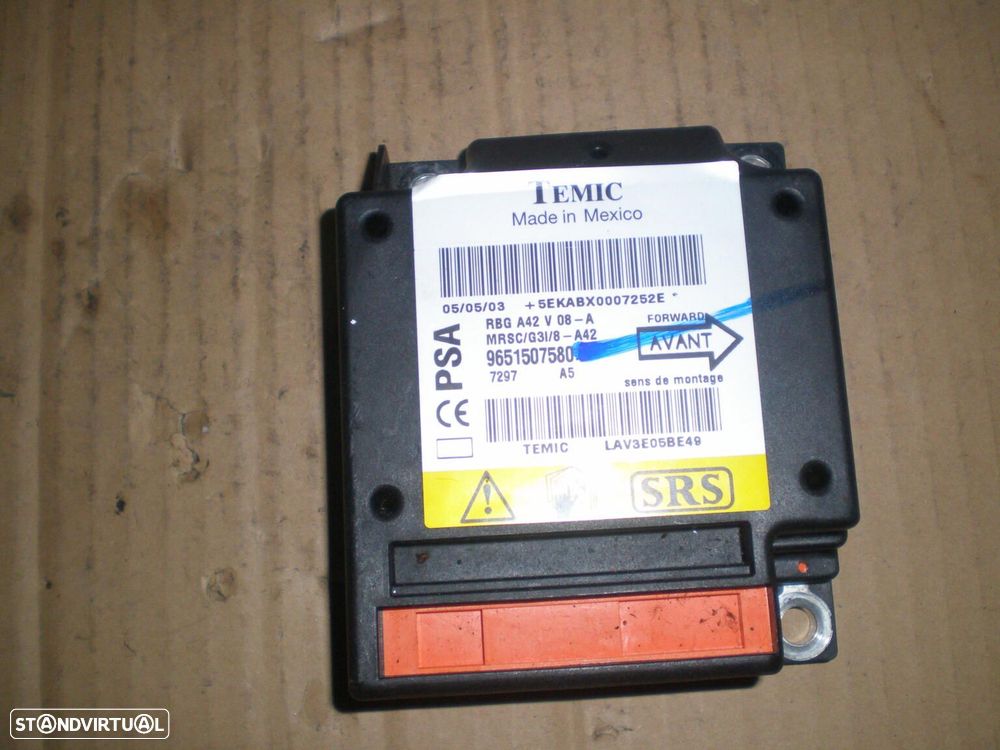 Modulo Airbag 9651507580 CITROEN C3 PLURIEL - 1