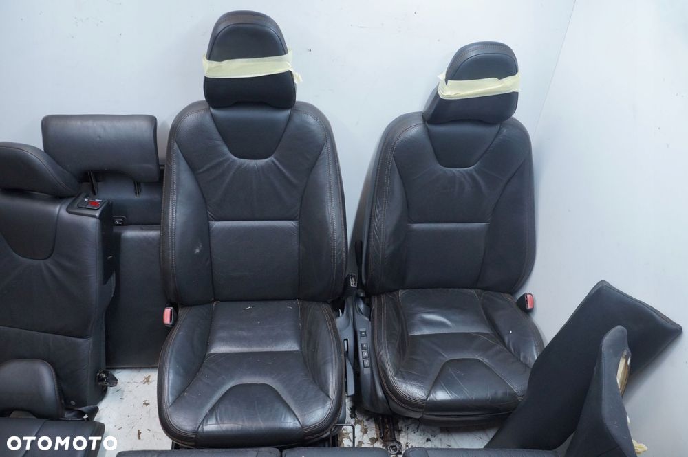 komplet fotele kanapa przód tył skóra przednie tylne wnętrze volvo xc60 i - 2